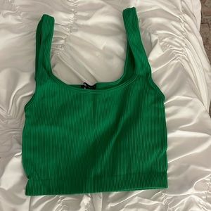 Zara tank top in green